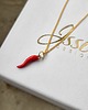 złote naszyjniki CHILLI - naszyjnik srebro złocone 24K 5