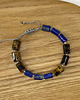 biżuteria męska LEOTHER. Bransoletka męska - Tiger Eye&Lapia Lazuli 1
