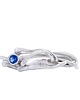 pierścionki srebrne Twigs Blue 1