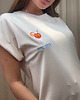 t-shirt damskie T-shirt Aperol Beige 1