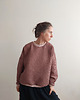 bluza bez kaptura damska Bluza Wafel "W_02" orzech 6