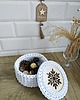 dekoracje bożonarodzeniowe Kosz prezentowy świąteczny z motywem renifera " Reindeer Gift Basket" 6