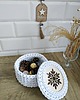 dekoracje świąteczne Kosz prezentowy świąteczny z motywem renifera " Reindeer Gift Basket" 6