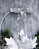 wianki bożonarodzeniowe Świąteczny wianek na obręczy 1