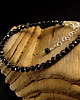 bransoletki z kamieni naturalnych Bransoleta - Black - Srebro Czarny Turmalin - 4 - 3