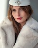 fascynatory Toczek filcowy / fascynator biały 2