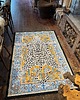 dywany Dywan Vintage w Panterę Śnieżną Błękitny Unikat 120x180 cm Safari 5