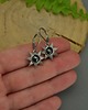 kolczyki wire wrapping Małe kolczyki słońce hematyt wire wrapping słoneczka gwiazdki 3