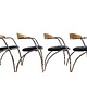 krzesła Komplet krzeseł Marki Effezeta, Włochy lata 80. 1