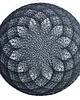 obrazy Obraz Rozeta string art czarno-biała 2