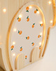 lampy do pokoju dziecka Drewniana Lampka Miś - Orange 2