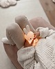 pufa dla dziecka Uszata pufa siedzisko z oparciem Funny Bunny Sztruksowa - Różowa 5