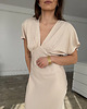 sukienki midi damskie Sukienka Eteral pearl beige 5