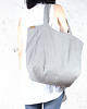 torby na ramię Lazy bag torba jasnoszara na zamek / vegan / eco 3