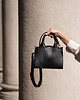 torby na ramię Torebka skórzana - pyton czarny - tłoczona - Glam Bag 7