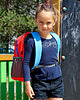 torebki, worki i plecaki dziecięce Plecak do szkoły dla ucznia do 1 klasy, Hugger, pas piersiowy, A4 5