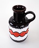 wazony Wazon ceramiczny z uchwytem, niemiecki design, lata 60,  West Germany 3