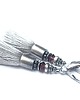 kolczyki wire wrapping Grey  /boho/  -  kolczyki  1