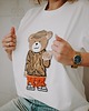 t-shirt damskie T-shirt oversize Snoop Teddy dla mamy cream 1