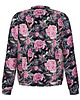 bluza bez kaptura damska Kwiecista bomberka, dzianinowa kurteczka floral 1