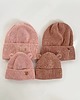 czapki dziecięce Dziewczęca czapka na zimę ZAFIRA Morela 1