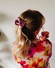 spinki i klamry do włosów Scrunchie spinka klamra jedwabna różowy beż 3