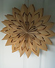 dodatki - różne Gwiazda papierowa- imitacja drewna, 40cm 5