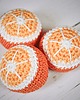 zabawki - inne Owoce szydełkowe -  pomarańcza, Montessori 1