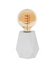 lampy stołowe Lampa Stołowa Beton Diament Biały 1