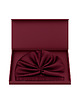 opaski do włosów LE SILQUE Jedwabny turban na włosy  - BURGUNDY 3