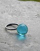 pierścionki srebrne Pierścionek Turkusowa   planeta   2