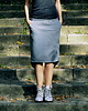 spódnice midi Dresowa spódnica ołówkowa L/XL 1