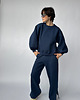 spodnie dresowe damskie Spodnie Relaxing navy blue 7