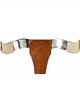 wieszaki Dizajnerski wieszak na rower aluminium 50cm 1