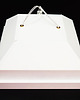 lampy wiszące Lampa sufitowa biała, duński design, lata 70, producent: Louis Poulsen 1