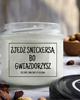 świece zapachowe Świeca sojowa ZJEDZ SNICKERSA BO GWIAZDORZYSZ 235 ml 1