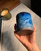 mydelniczki Ceramiczny Zestaw Łazienkowy Mydelniczka Muszelka i Kubek Cudo Oceanu 2