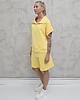 komplety damskie Amrita komplet bezrękawnik z zamkiem i spodenki Butter Yellow 4