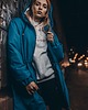 kurtki damskie Kurtka ocieplana/ płaszcz typu parka turkusowa 7