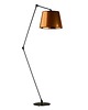 lampy podłogowe Czarna lampa stojąca z regulowanym ramieniem MANILA MIRROR w stylu loft 3