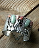 bransoletki z kamieni naturalnych Surowe rubiny     - BRANSOLETA MANKIET  CUFF 1