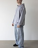 bluzy męskie Bluza z kapturem OVERSIZE Flow Grey 4