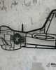 Ozdoby na ścianę Myśliwiec P51 Mustang metalowa ozdoba na ścianę 3D 6