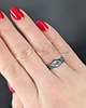 pierścionki srebrne Pierścionek light blue topaz 4