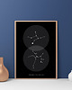plakaty PARA - znak zodiaku - plakat astronomiczny 3