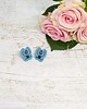 kolczyki soutache Kolczyki z hematytem błękitne 6