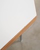 stoły Stół biały, duński design, lata 80, produkcja: Dania 7