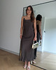 sukienki midi damskie Sukienka Breath cacao 6