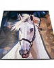 puzzle dla dzieci PUZZLE DREWNIANE DUŻY BIAŁY KOŃ 450 elementów XXL 4