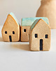 figurki i rzeźby Ceramiczne domki zestaw 3 szt. 8